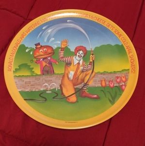 Vintage McDonald's plate